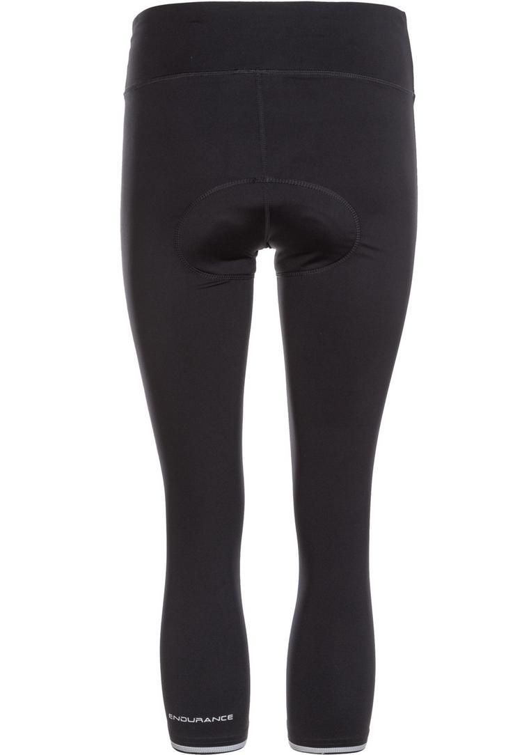 Endurance Endurance Juvel W &frac34; Tights Gel-Pad Fahrradtights Damen - 1001 Black - 0 | SportScheck