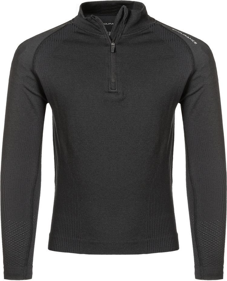 Endurance Endurance Halen Jr. Langarmshirt Kinder - 1011 Dark Grey Melange - 0 | SportScheck