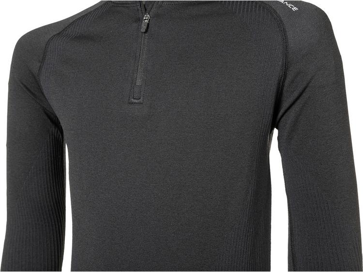 Endurance Endurance Halen Jr. Langarmshirt Kinder - 1011 Dark Grey Melange - 0 | SportScheck