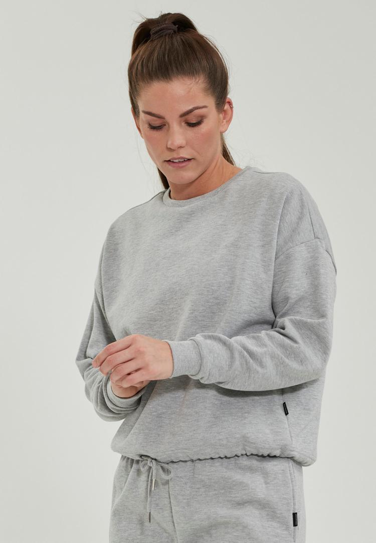 Endurance Endurance Sartine Sweatshirt Damen - 1005 Light Grey Melange - 1 | SportScheck