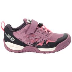 Rückansicht von Jack Wolfskin VILLI ACTION LOW K Wanderschuhe Kinder ash mauve