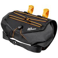 Jack Wolfskin MOROBBIA BAR ROLL Fahrradtasche - flash black