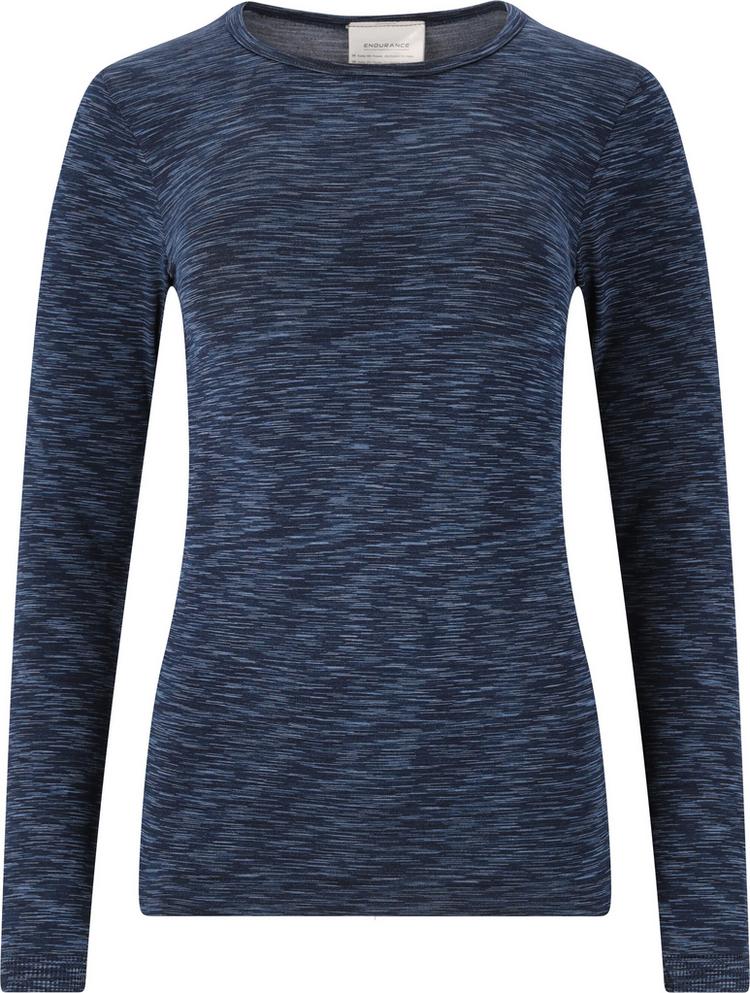 Endurance Endurance Crina Langarmshirt Damen - 2101 Dark Sapphire - 0 | SportScheck