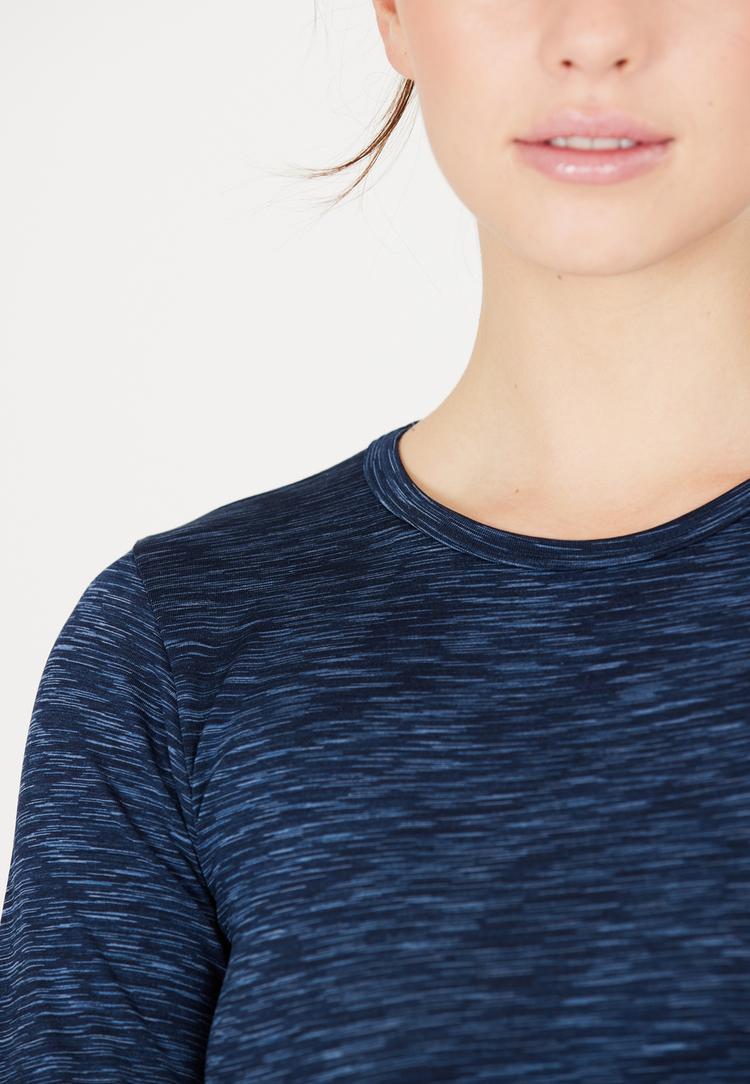 Endurance Endurance Crina Langarmshirt Damen - 2101 Dark Sapphire - 0 | SportScheck