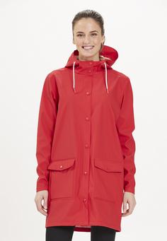Rückansicht von Weather Report TASS W W-PRO 5000 Regenjacke Damen 4009 Chinese Red