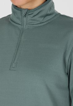 Rückansicht von Endurance VIRONIC W Waffle Langarmshirt Damen 3058 Balsam Green