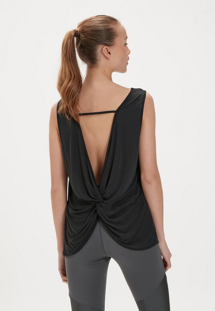 Athlecia Athlecia SUSAR W Knot Top Tanktop Damen - 1001 Black - 3 | SportScheck