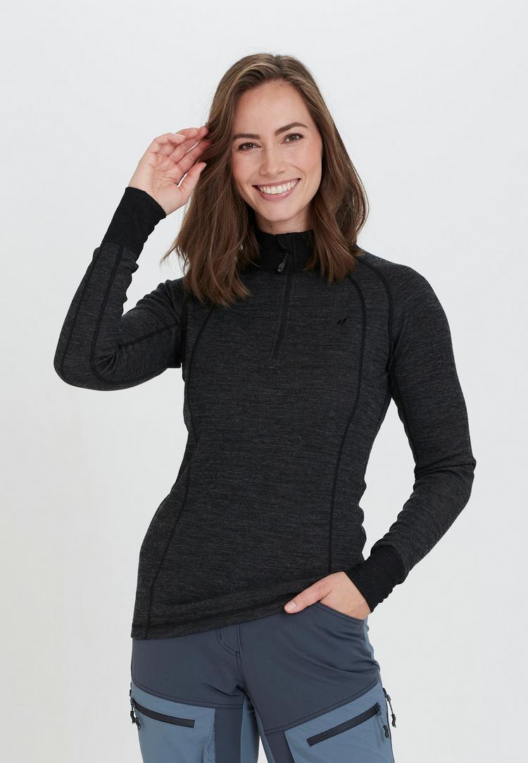 Whistler Whistler Candee Skishirt Damen - 1011 Dark Grey Melange - 1 | SportScheck