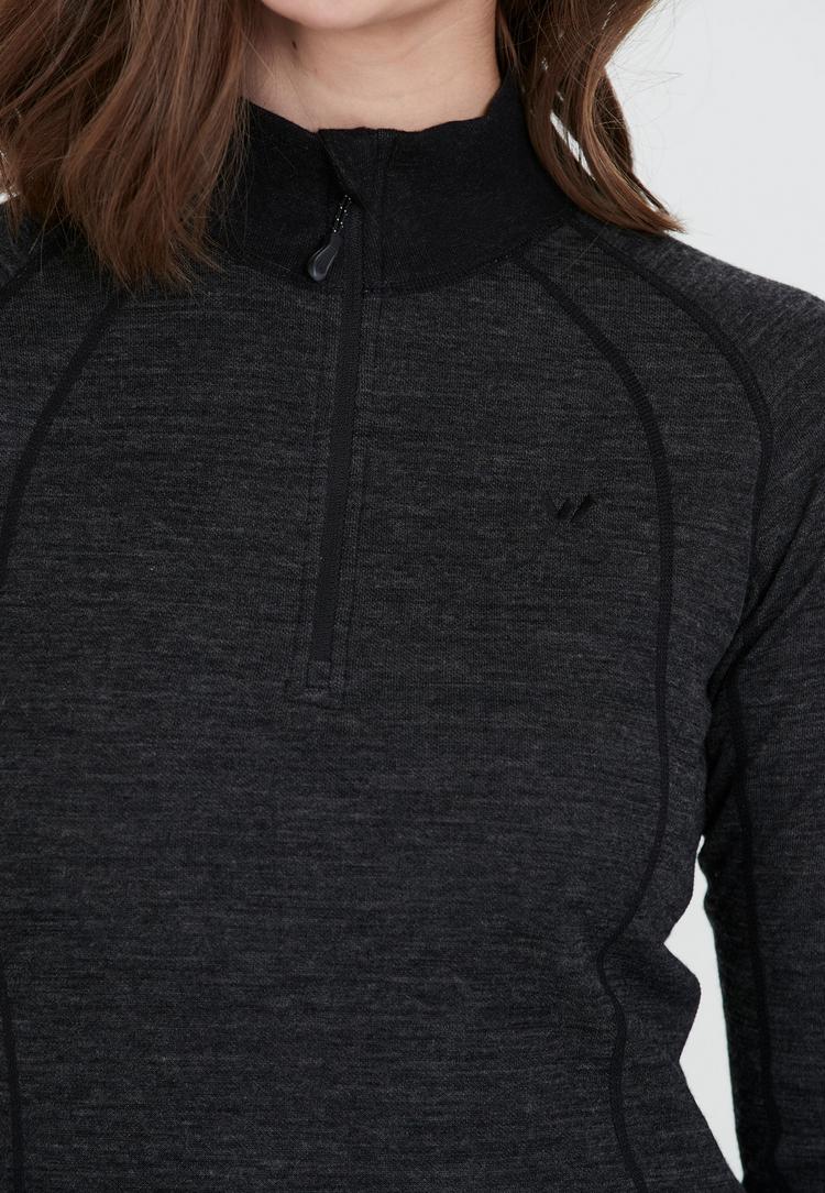 Whistler Whistler Candee Skishirt Damen - 1011 Dark Grey Melange - 2 | SportScheck