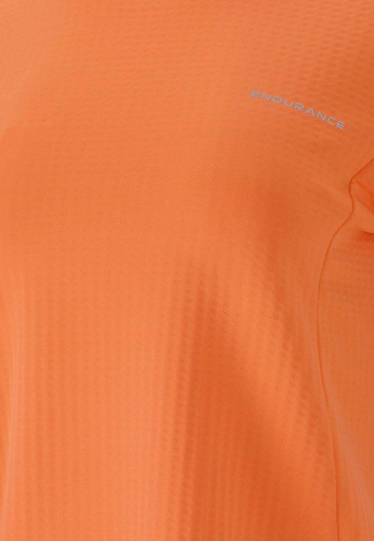 Endurance Endurance Leah Langarmshirt Damen - 5126 Tangerine - 2 | SportScheck