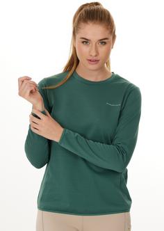 Rückansicht von Endurance Leah Langarmshirt Damen 3160 Mallard Green