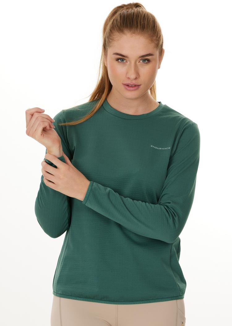 Endurance Endurance Leah Langarmshirt Damen - 3160 Mallard Green - 0 | SportScheck