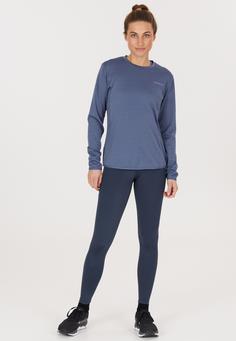 Rückansicht von Endurance Leah Langarmshirt Damen 2177 Serenity Blue