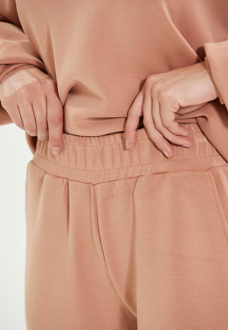 Athlecia Athlecia Jillnana Sweathose Damen - 5023 Mocha Mousse - 2 | SportScheck