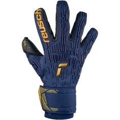 Rückansicht von Reusch Attrakt Freegel Fusion Goaliator Fingerhandschuhe 4411 blue/gold/black