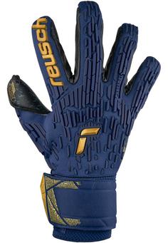 Rückansicht von Reusch Attrakt Freegel Fusion Goaliator Fingerhandschuhe 4411 blue/gold/black