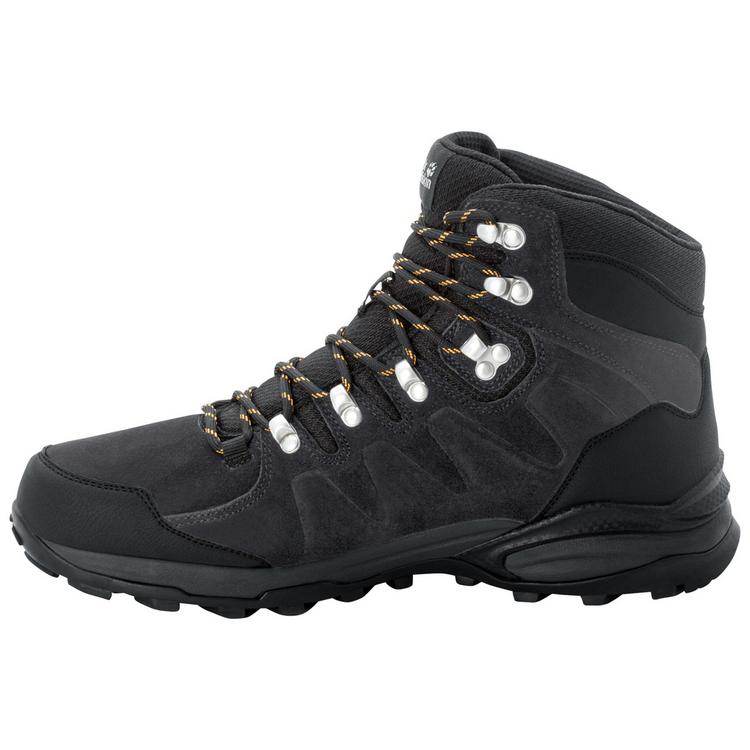 Jack Wolfskin Jack Wolfskin REFUGIO TEXAPORE MID M Wanderschuhe Herren - phantom / burly yellow XT - 0 | SportScheck