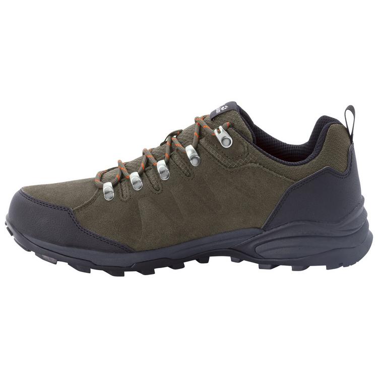 Jack Wolfskin Jack Wolfskin REFUGIO TEXAPORE LOW M Wanderschuhe Herren - khaki / phantom - 0 | SportScheck