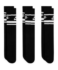 Nike Essential Crew Stripe Socken 3er Pack Freizeitsocken Herren schwarzweiss