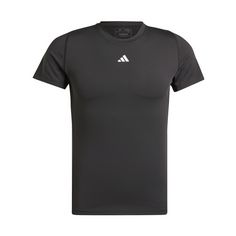 adidas Techfit Aeroready T-Shirt Funktionsshirt Herren schwarz