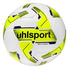 Uhlsport 350 Lite Addglue Fußball weiß/fluo gelb/marine