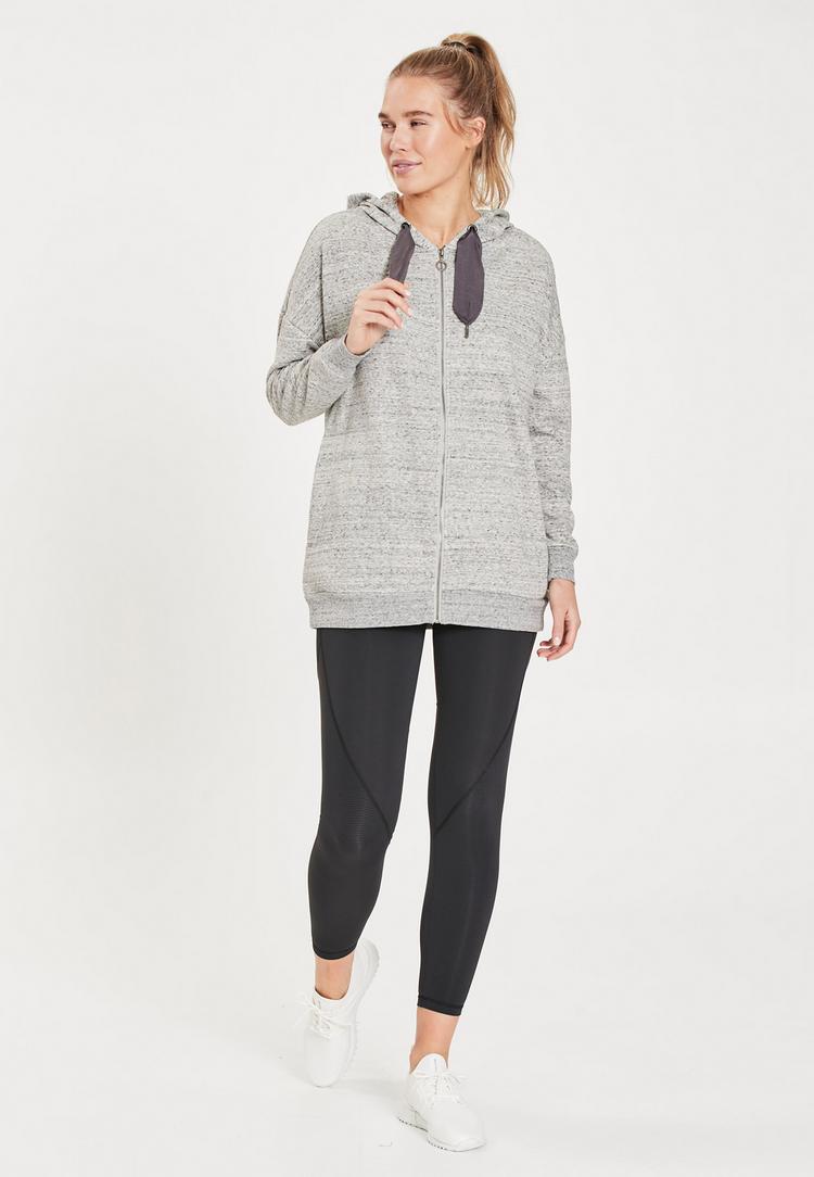 Athlecia Athlecia Bola Melange Sweatjacke Damen - 1005 Light Grey - 1 | SportScheck