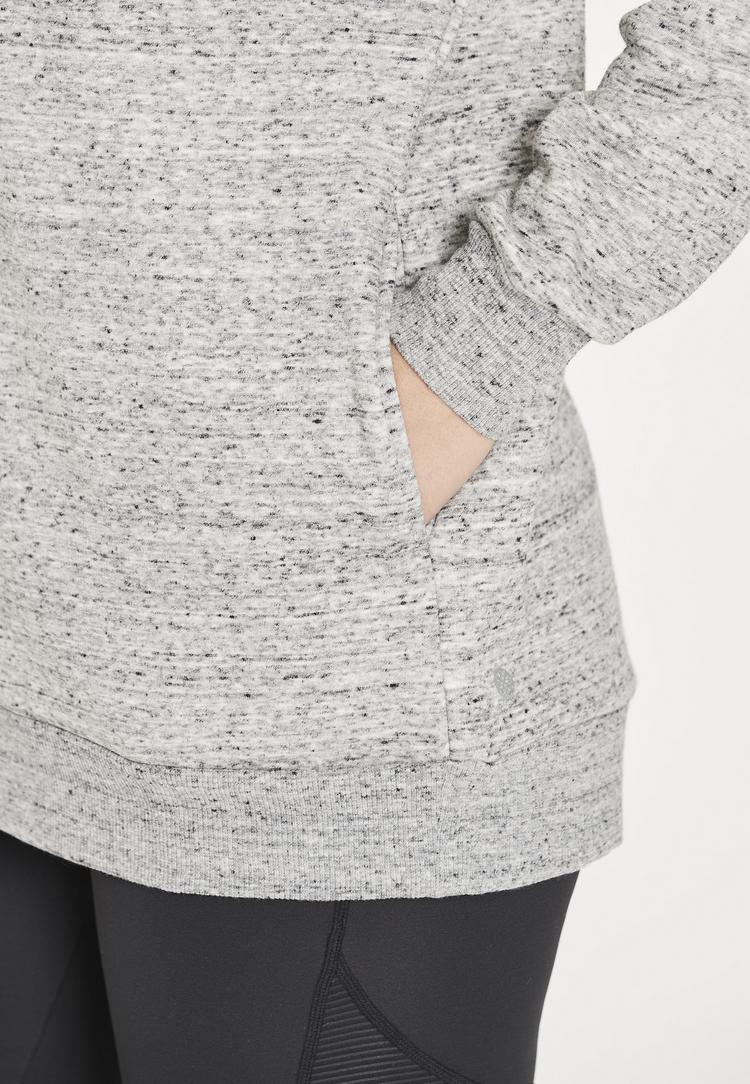 Athlecia Athlecia Bola Melange Sweatjacke Damen - 1005 Light Grey - 1 | SportScheck