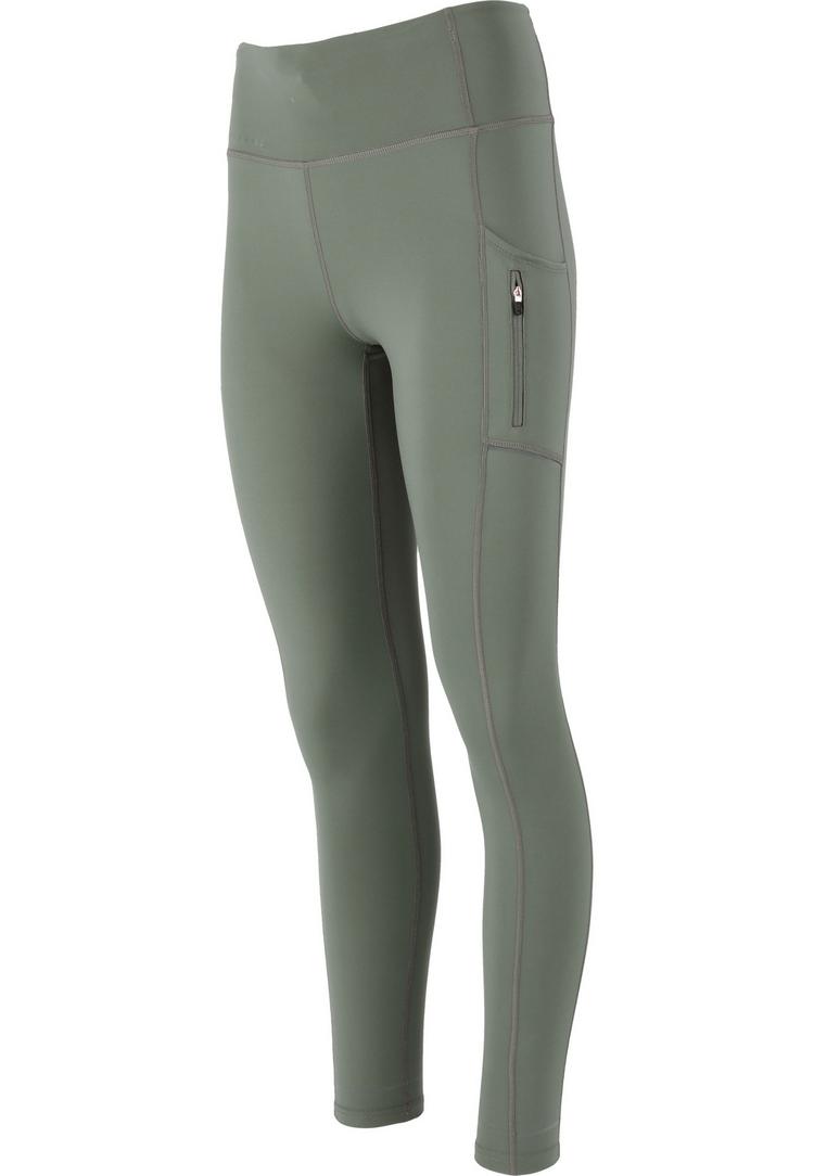 Endurance Endurance THADEA POCKET  XQL Tights Damen - 3130 Desert Green - 0 | SportScheck