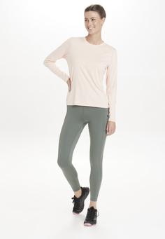 Rückansicht von Endurance THADEA POCKET  XQL Tights Damen 3130 Desert Green