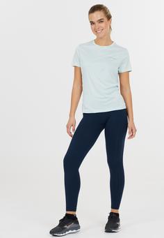 Rückansicht von Endurance Flane Tights Damen 2177 Serenity Blue