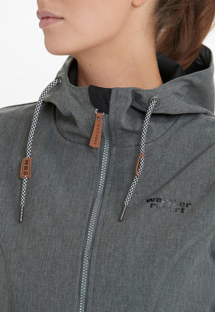 Weather Report Weather Report LILAN Softshelljacke Damen - 1011 Dark Grey Melange - 2 | SportScheck