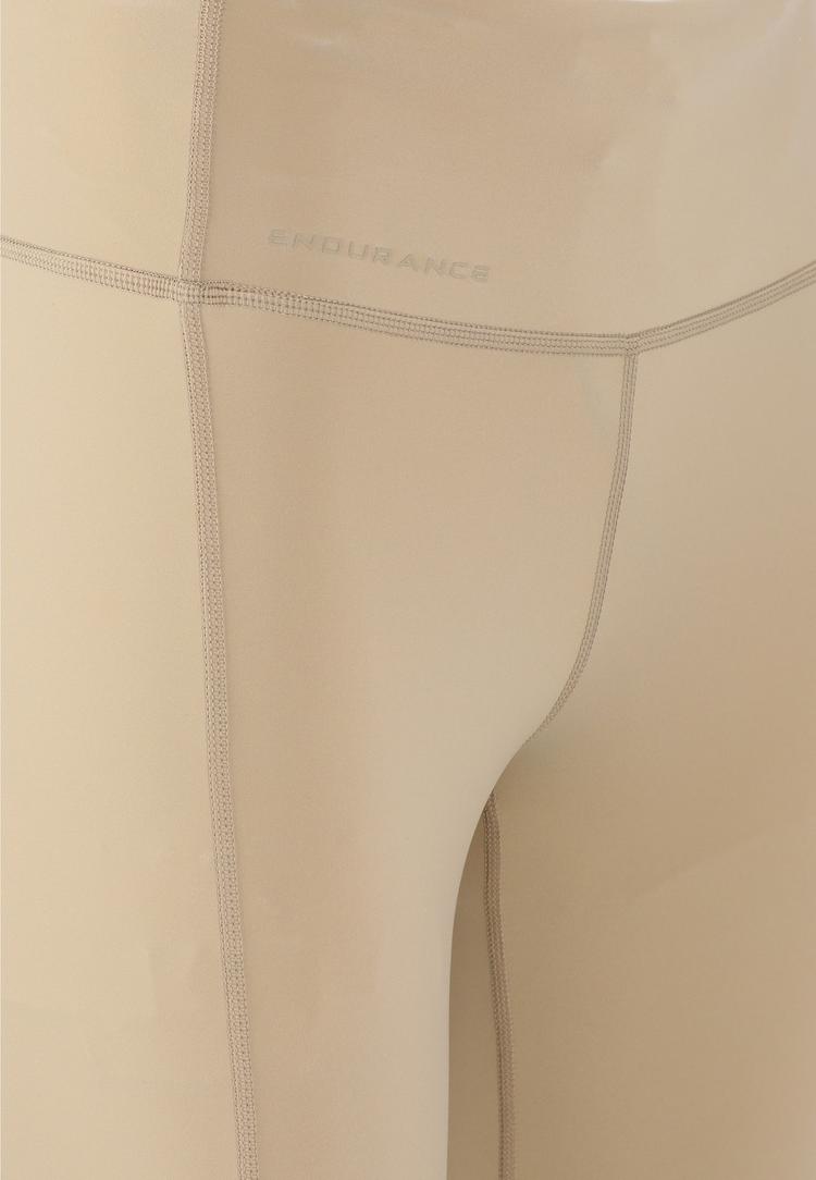 Endurance Endurance THADEA POCKET  XQL Tights Damen - 1136 Simply Taupe - 0 | SportScheck