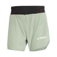 adidas Terrex Techrock Pro Trail Shorts Funktionsshorts Herren Silver Green