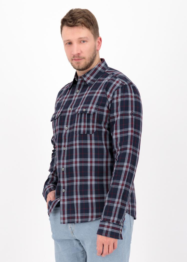 DEPROC active DEPROC active DENVER C Men Outdoorhemd Herren - blue-red check - 1 | SportScheck