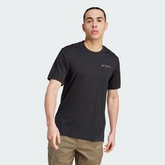 Rückansicht von adidas Terrex Xploric Logo T-Shirt T-Shirt Herren Black