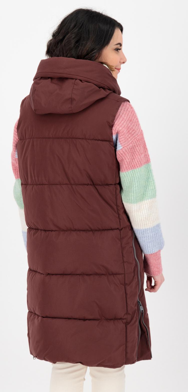 KILLTEC KILLTEC GILMOUR LONG VEST Parka Damen - dark brown - 0 | SportScheck