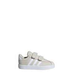 Rückansicht von adidas VL Court 3.0 Schuh Sneaker Kinder Aluminium / Cloud White / Aluminium