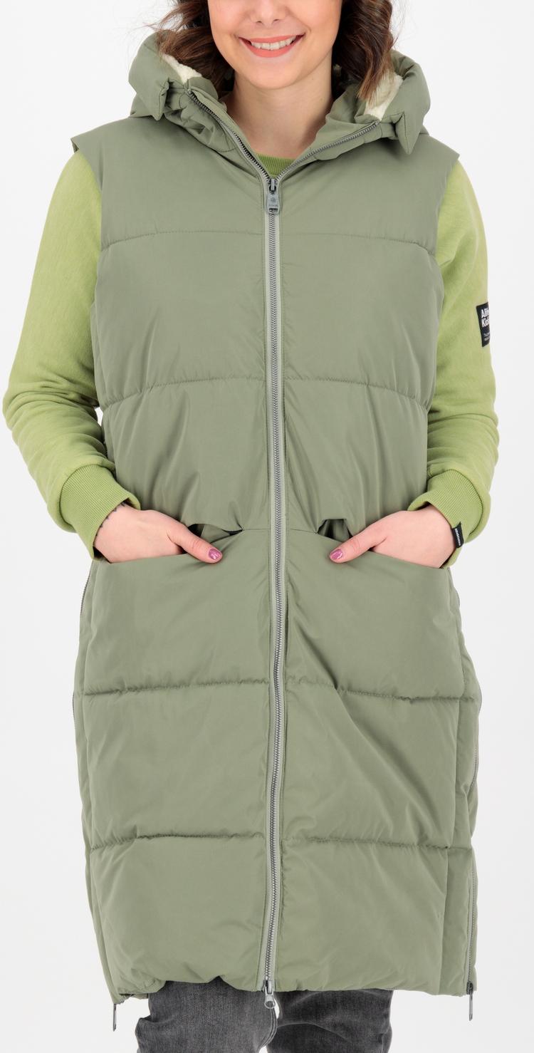 KILLTEC KILLTEC GILMOUR LONG VEST Parka Damen - light olive - 0 | SportScheck