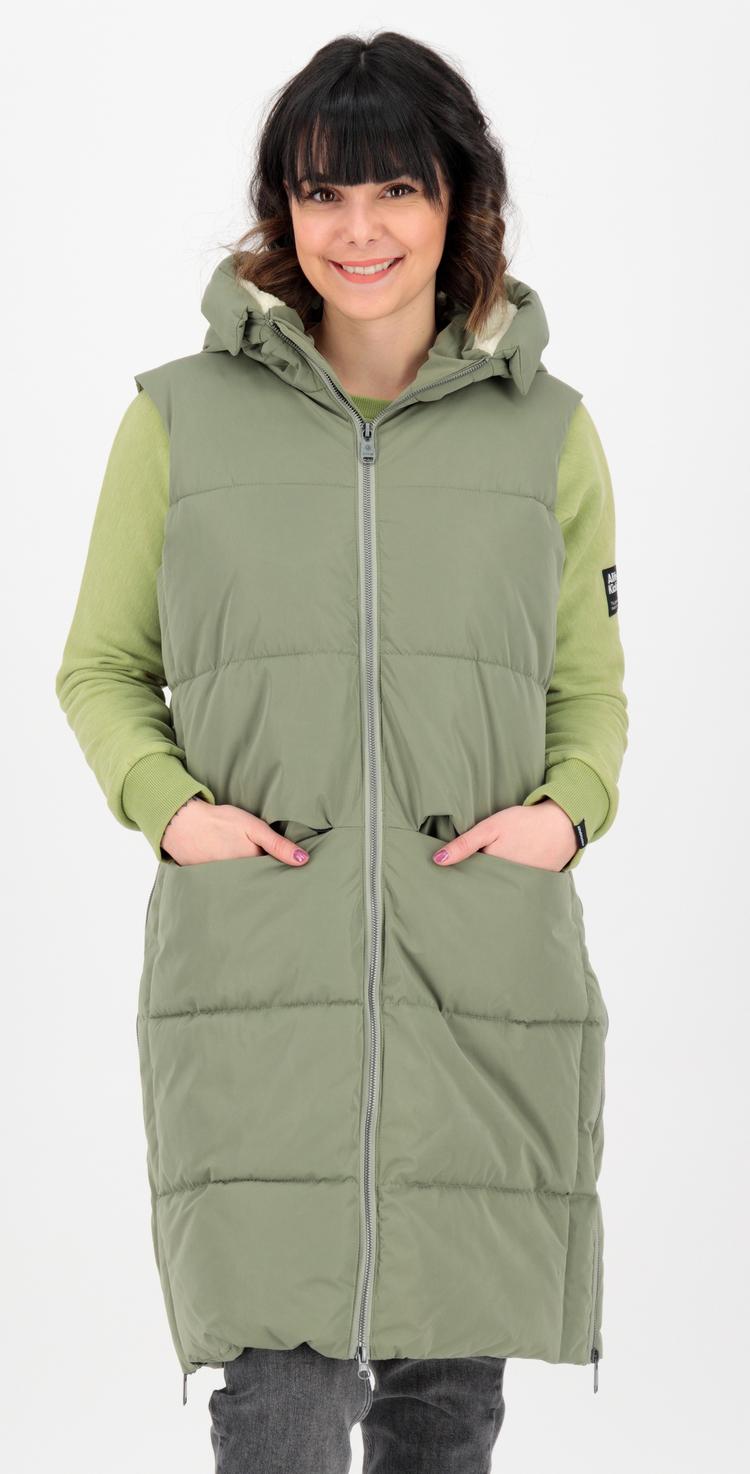 KILLTEC KILLTEC GILMOUR LONG VEST Parka Damen - light olive - 0 | SportScheck