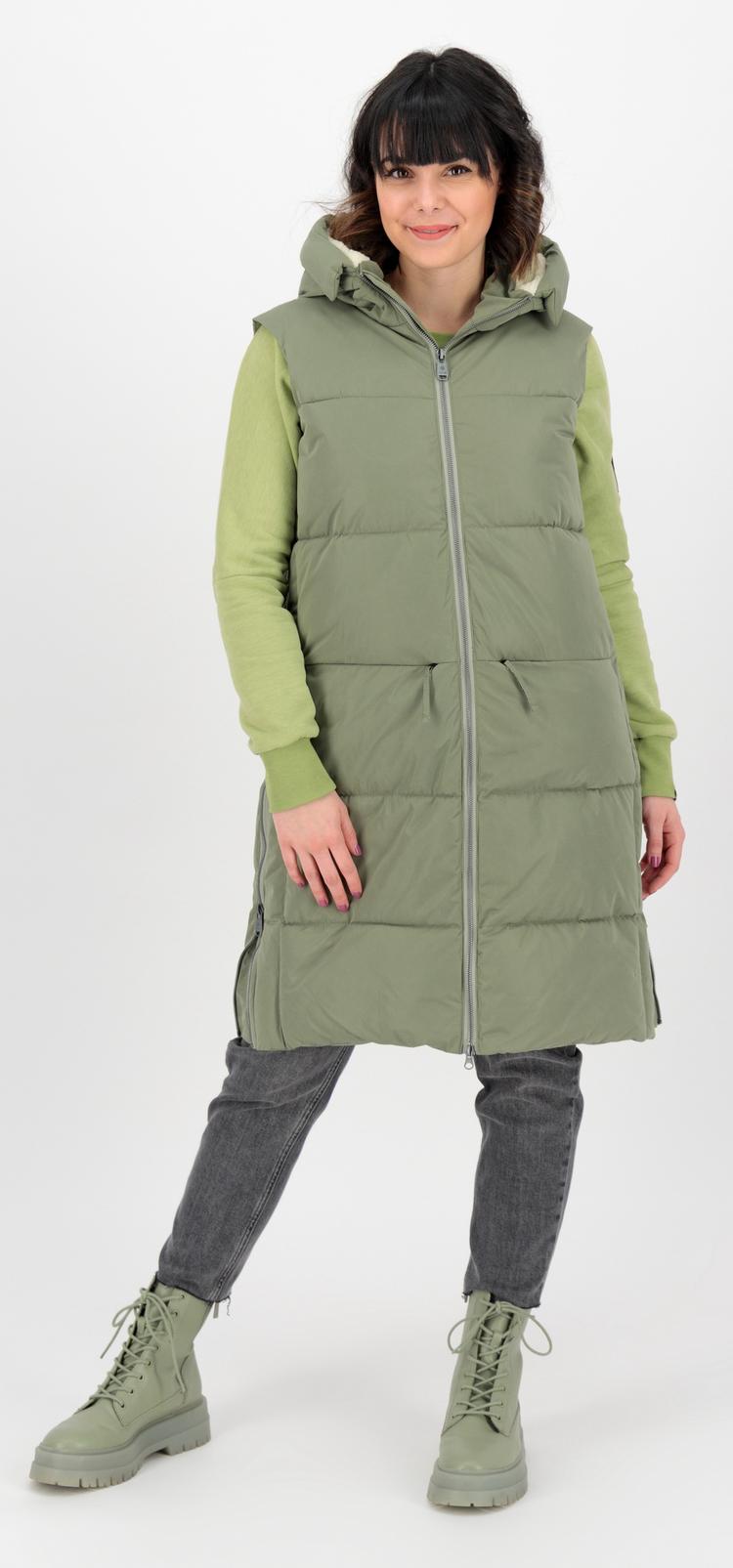 KILLTEC KILLTEC GILMOUR LONG VEST Parka Damen - light olive - 3 | SportScheck