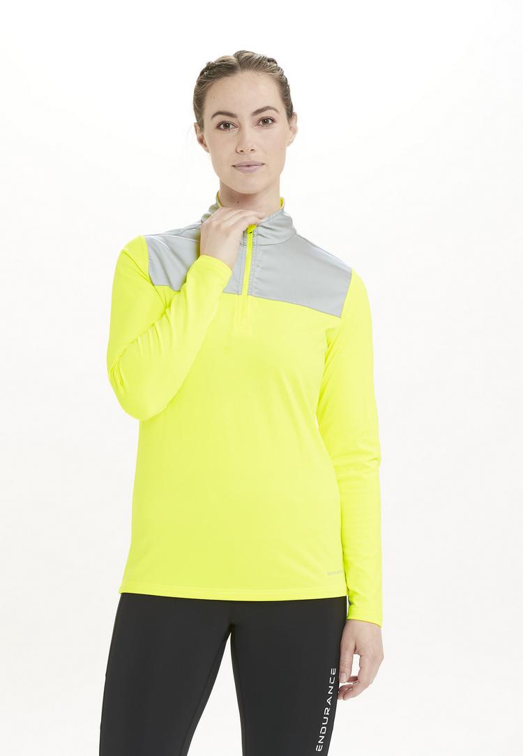Endurance Endurance Tusina Langarmshirt Damen - 5001 Safety Yellow - 0 | SportScheck