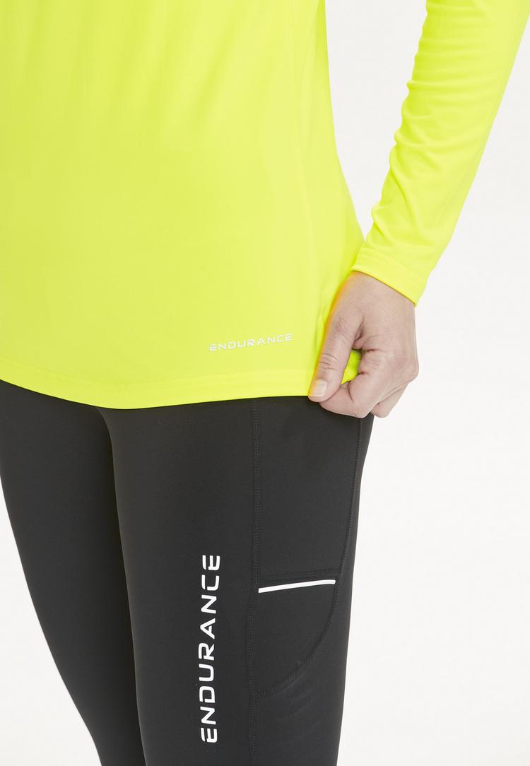 Endurance Endurance Tusina Langarmshirt Damen - 5001 Safety Yellow - 0 | SportScheck