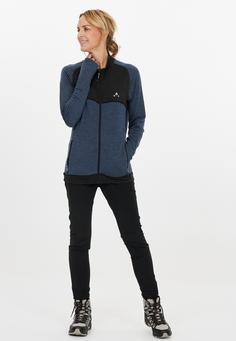 Rückansicht von Whistler Nevados Fleecejacke Damen 2020 Ensign Blue