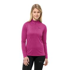 Rückansicht von Jack Wolfskin SKY THERMAL HZ W Funktionsshirt Damen new magenta