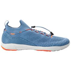 Rückansicht von Jack Wolfskin SPIRIT KNIT LOW W Wanderschuhe Damen elemental blue