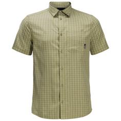 Jack Wolfskin EL DORADO SHIRT MEN Kurzarmhemd Herren bay leaf check