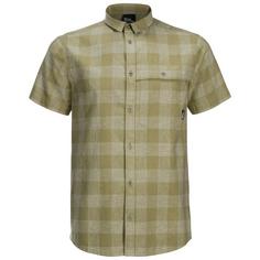 Jack Wolfskin HIGHLANDS SHIRT M Langarmshirt Herren bay leaf check