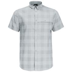 Jack Wolfskin HIGHLANDS SHIRT M Langarmshirt Herren soft blue check