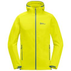 Jack Wolfskin ALPGRAT HOODED FZ M Fleecejacke Herren firefly