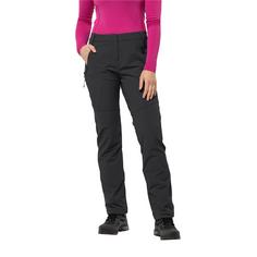 Rückansicht von Jack Wolfskin GLASTAL WINTER PANTS W Funktionshose Damen black